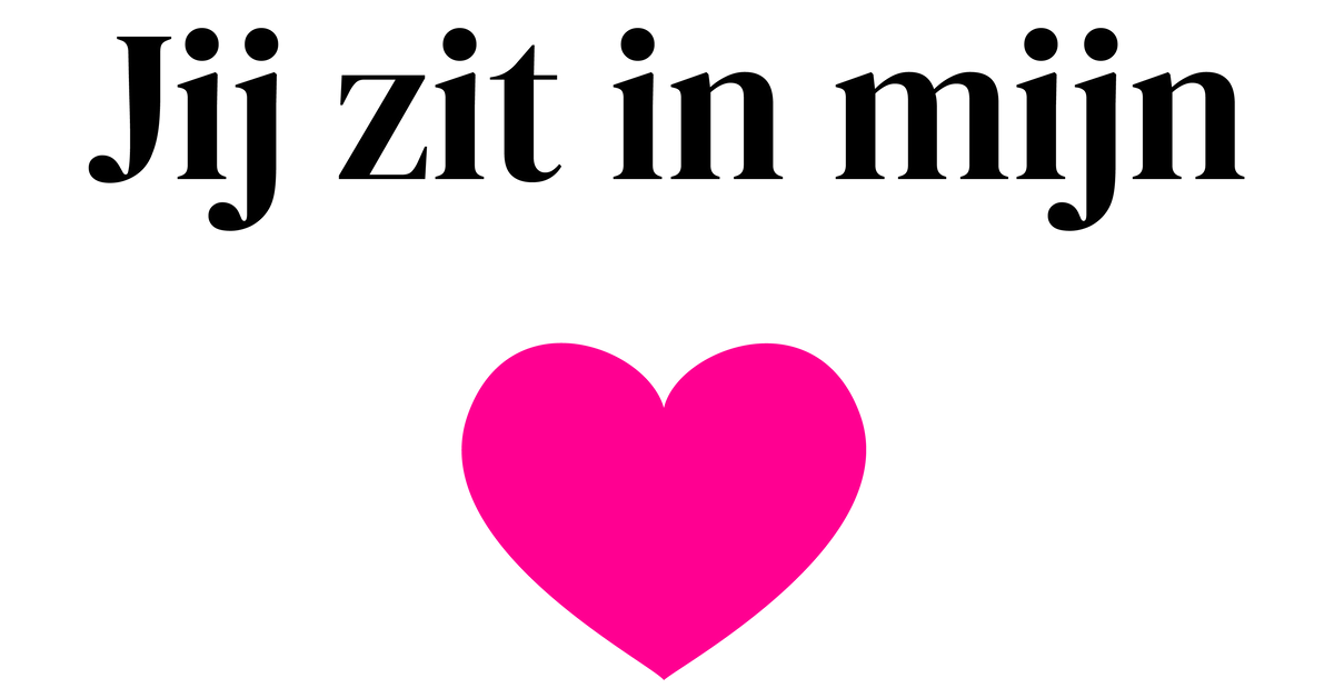 Jij zit in mijn hart wenskaarten