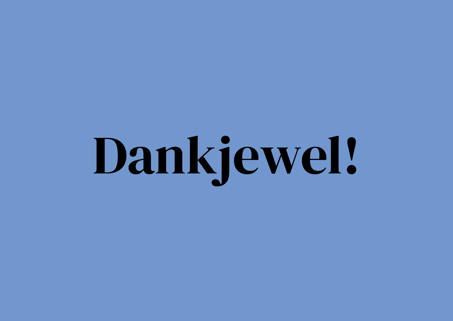 Dankjewel