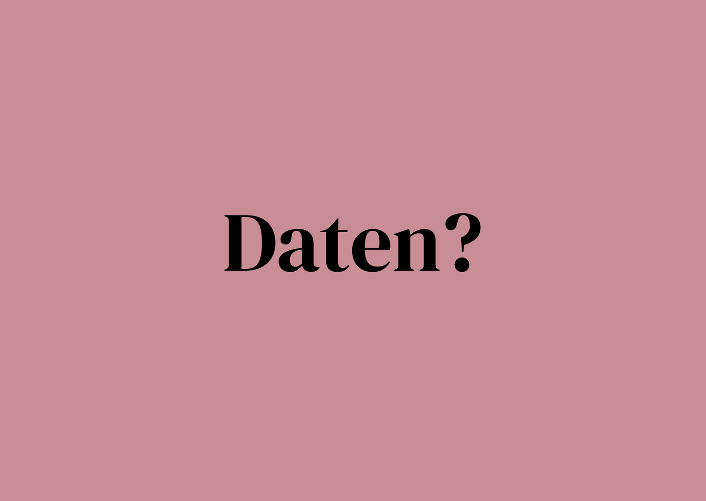 Wenskaart Daten